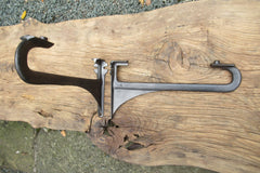14 1/2" Reclaimed & Restored Industrial Cast Iron Sink Brackets