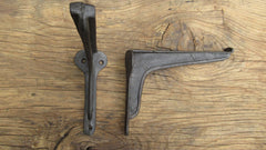 8 1/2" Reclaimed Industrial Cast Iron Shelf Brackets