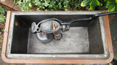 Antique Restored High Level Japkap Toilet Cistern in Mahogany