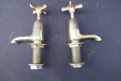 Johnson Brothers Hanley Antique Corner Sink, Taps & Plug - 1893