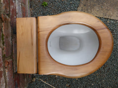 Antique High Level Toilet Seat Professionally Restored