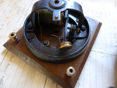 12v Restored 1800s Victorian Wooden & Brass Door Bell