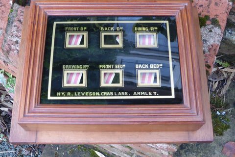 Antique Victorian 6 Room Butler's / Servant's Indicator Signal Box - Armley Leeds