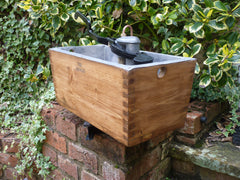 Restored Wooden "The Japkap" High Level Toilet Cistern