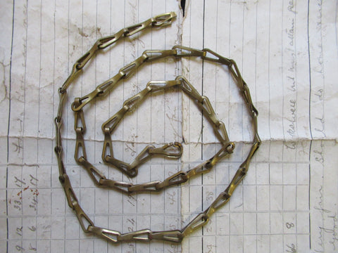 Antique Solid Brass Chain ideal for Toilet or Light pull