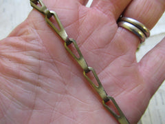 Antique Solid Brass Chain ideal for Toilet or Light pull