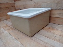 Royal Doulton Cane & White Stoneware Sink