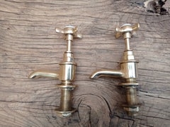 Samuel Heath - Antique Reclaimed Refurbished Brass Sink Taps