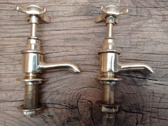 Samuel Heath - Antique Reclaimed Refurbished Brass Sink Taps