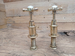 Samuel Heath - Antique Reclaimed Refurbished Brass Sink Taps