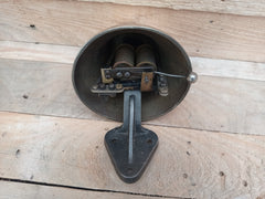 Antique Mechanical Single Strike Shop Entry Wall Mounted Brass Bell