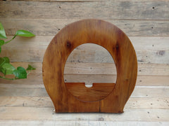 Antique Standard Open Wooden Toilet Seat