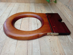 Antique Standard Open Mahogany Toilet Seat