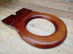 Antique Standard Open Mahogany Toilet Seat