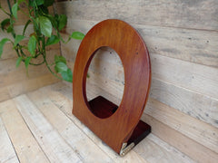 Antique Standard Open Mahogany Toilet Seat