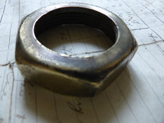 Antique Flush Pipe Brass Nut