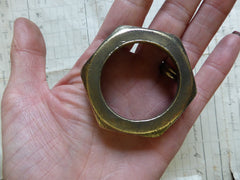 Antique Flush Pipe Brass Nut