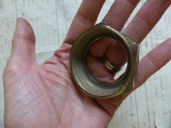 Antique Flush Pipe Brass Nut