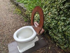 Antique Mahogany High Level Standard Toilet Seat