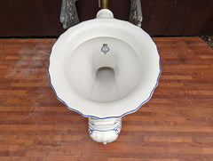 Vintage Dolphin Shell Johns Armitage Toilet, Seat, Cistern Set