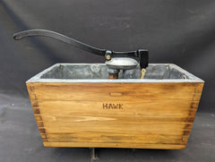 Restored Wooden High Level Toilet Cistern - Hawk