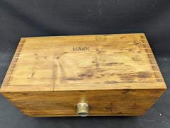 Restored Wooden High Level Toilet Cistern - Hawk