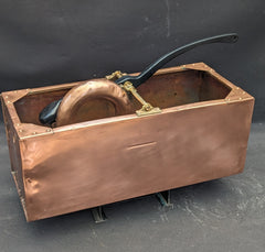 Restored Copper High Level Toilet Cistern Brass & Copper