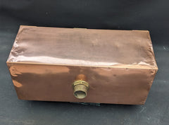 Restored Copper High Level Toilet Cistern Brass & Copper