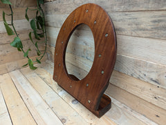 Antique Mahogany High Level Throne Toilet Seat (1)