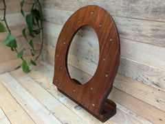 Antique Mahogany High Level Throne Toilet Seat (1)