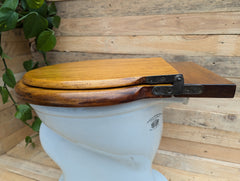 Antique Wooden High Level Standard Toilet Seat with Lid