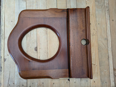 Antique Wooden High Level Throne Toilet Seat (7)