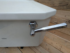 Vintage Semi-High Level Ceramic Toilet Cistern - Royal Doulton