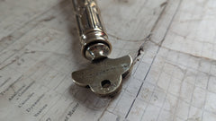 Ornate Brass High Level Toilet Cistern Chain Pull - Cox, Old Compton, Soho w London