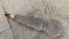 Ornate Antique Cut Glass High Level Toilet Cistern Pull (2)