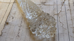 Ornate Antique Cut Glass High Level Toilet Cistern Pull (3)