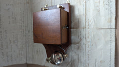 Unusual Wood & Brass Electric Sleigh Doorbell 6-9 volts