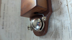 Unusual Wood & Brass Electric Sleigh Doorbell 6-9 volts