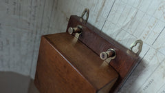 Unusual Wood & Brass Electric Sleigh Doorbell 6-9 volts