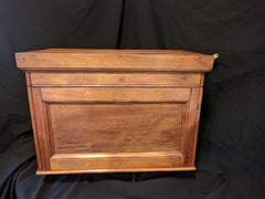 Vintage Restored High Level Toilet Cistern in Mahogany - with Lid