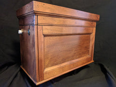 Vintage Restored High Level Toilet Cistern in Mahogany - with Lid