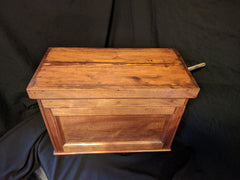 Vintage Restored High Level Toilet Cistern in Mahogany - with Lid