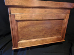 Vintage Restored High Level Toilet Cistern in Mahogany - with Lid