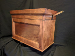 Vintage Restored High Level Toilet Cistern in Mahogany - with Lid