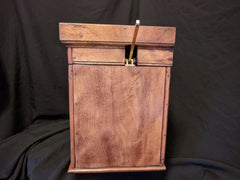 Vintage Restored High Level Toilet Cistern in Mahogany - with Lid