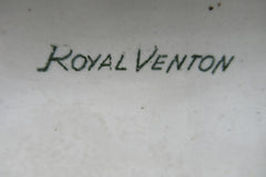 Vintage 1945 Art Deco High Level Toilet - Royal Venton
