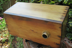 Restored Wooden Japkap High Level Toilet Cistern - "Plain"