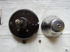 Restored Art Deco Bakelite & Chrome Door Bell - Self Contained