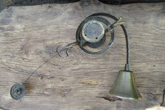 Vintage Servants / Butler Mechanical Brass Door Bell - 5 available