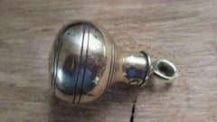 Vintage Brass High Level Toilet Cistern Chain Pull - Bulbous